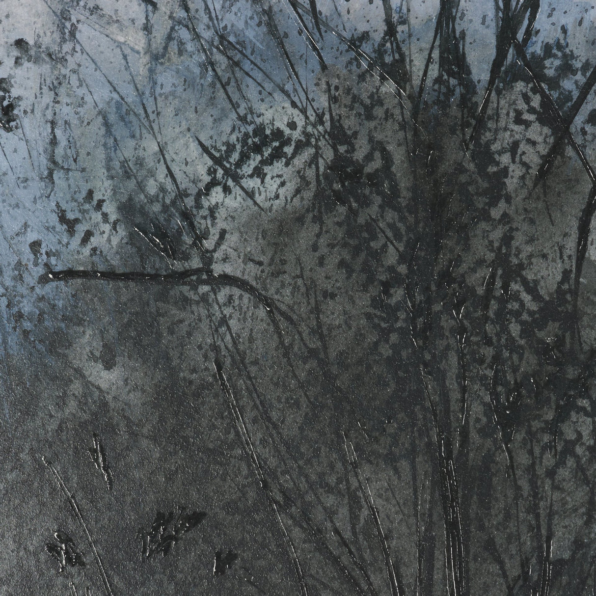Brook and Willows II by Mercana Studio Hand Embelished Textured Framed Artwork Matted under Glass from Mercana - Luna Furniture