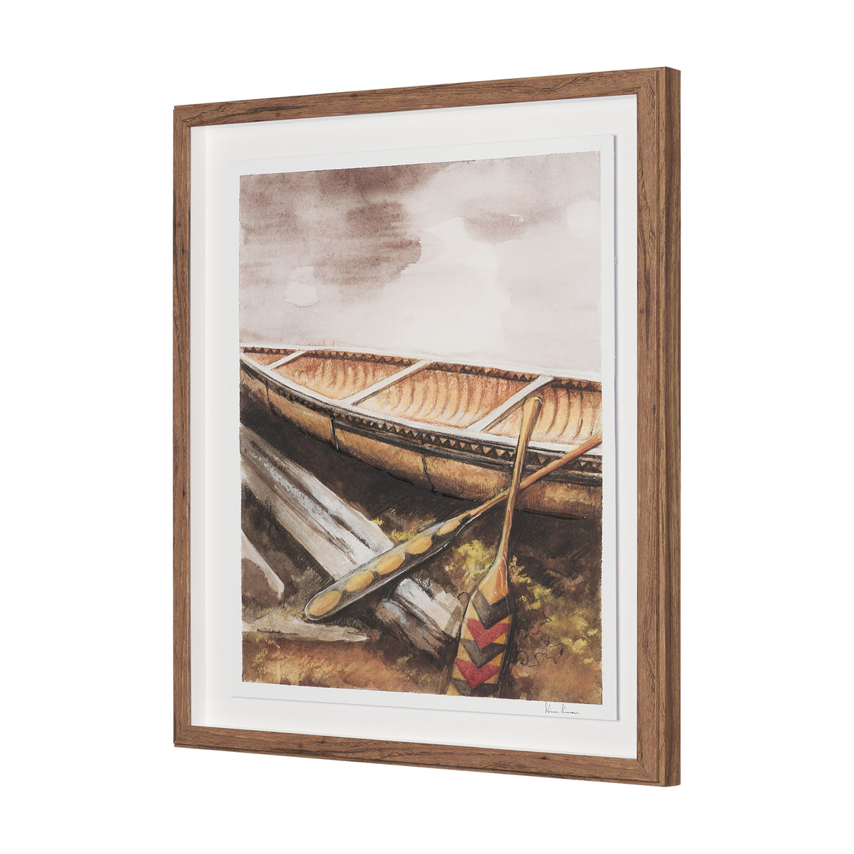 At The Cabin I by Mercana Studio Hand Embelished Framed Artwork Matted under Glass from Mercana - Luna Furniture