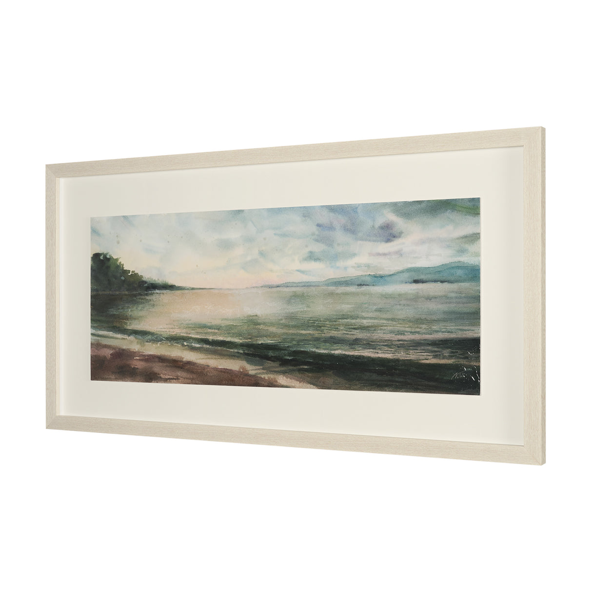 Coastal Splendor I by Mercana Studio Hand Embelished Framed Artwork Matted under Glass from Mercana - Luna Furniture