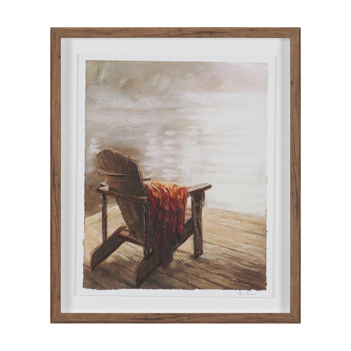 At The Cabin II by Mercana Studio Hand Embelished Framed Artwork Matted under Glass from Mercana - Luna Furniture