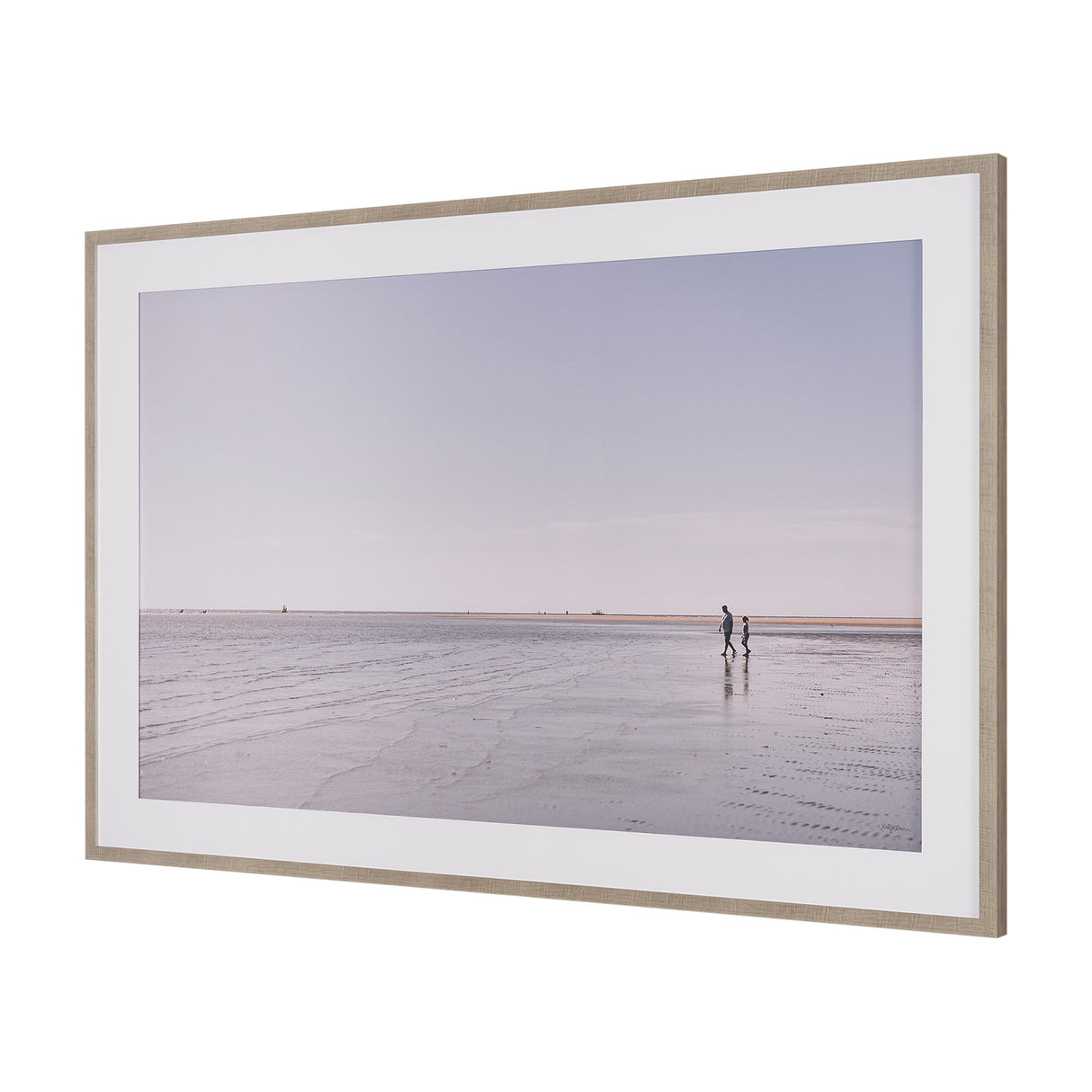 Morning Stroll by Kelly Frere Framed Art Print Matted under Glass from Mercana - Luna Furniture