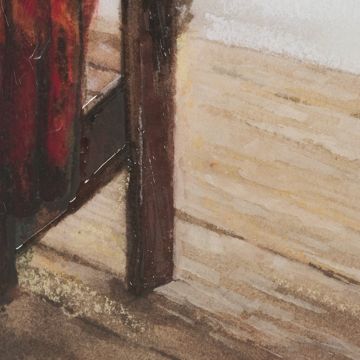 At The Cabin II by Mercana Studio Hand Embelished Framed Artwork Matted under Glass from Mercana - Luna Furniture