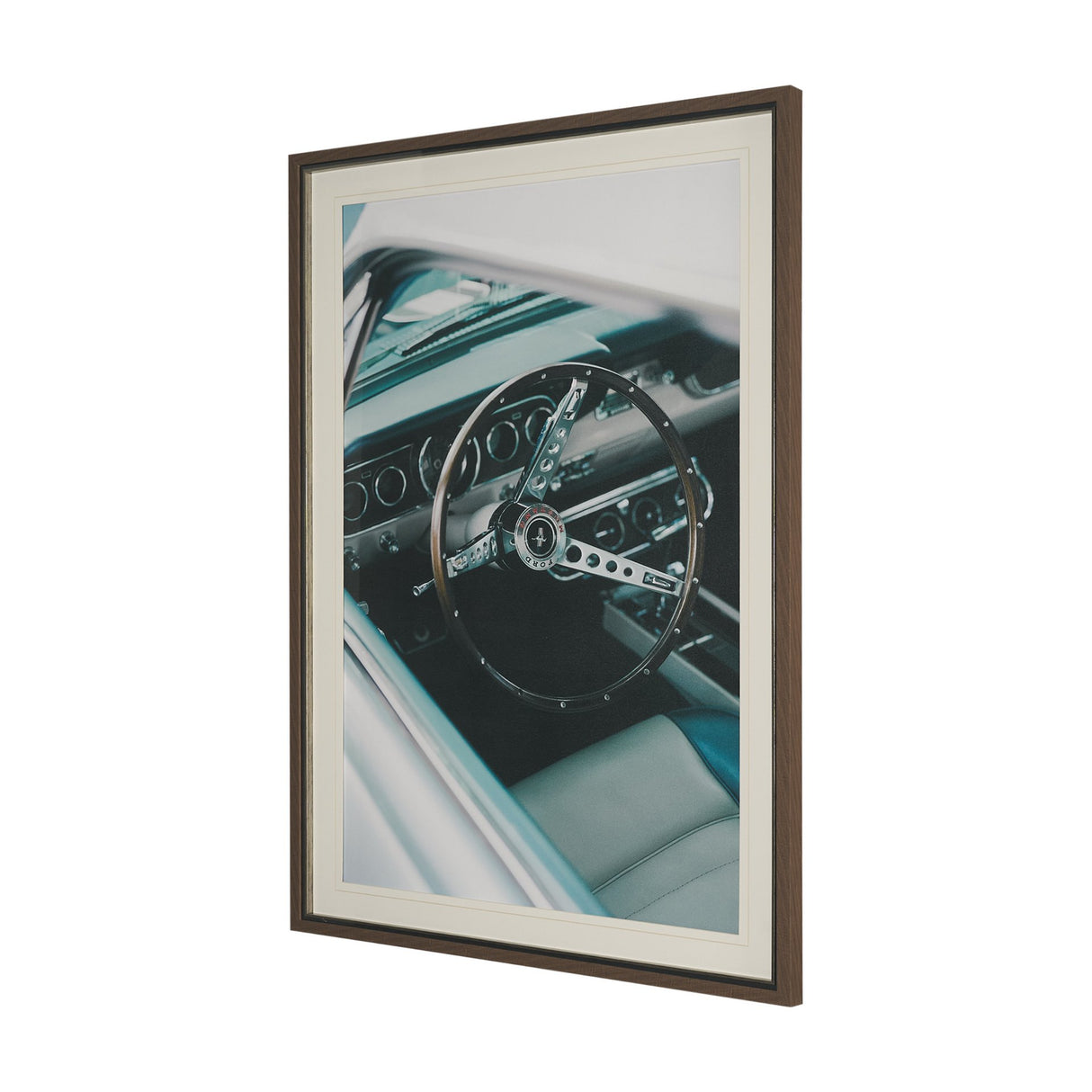 Classic Car VII by Bethany Young Textured Framed Art Print Matted under Glass from Mercana - Luna Furniture
