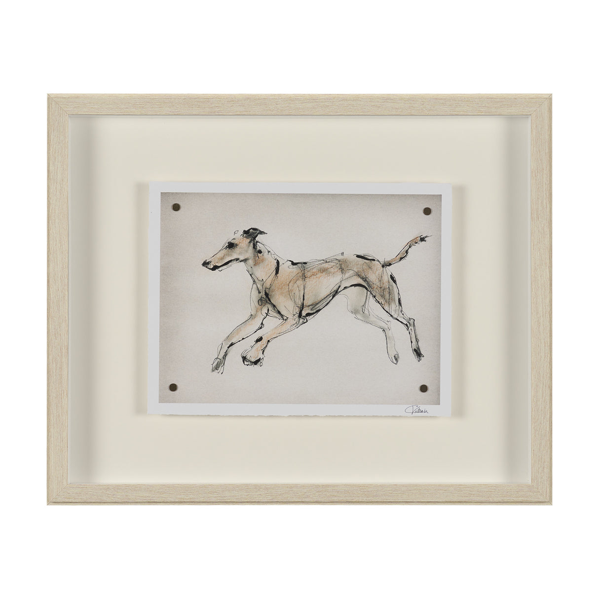 Playful Pup VI by Mercana Studio Hand Embelished Framed Artwork Matted under Glass from Mercana - Luna Furniture