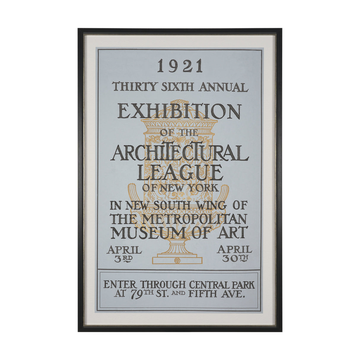 Ephemera Architecture by The Vintage Collection Hand Embelished Framed Artwork Matted under Glass from Mercana - Luna Furniture