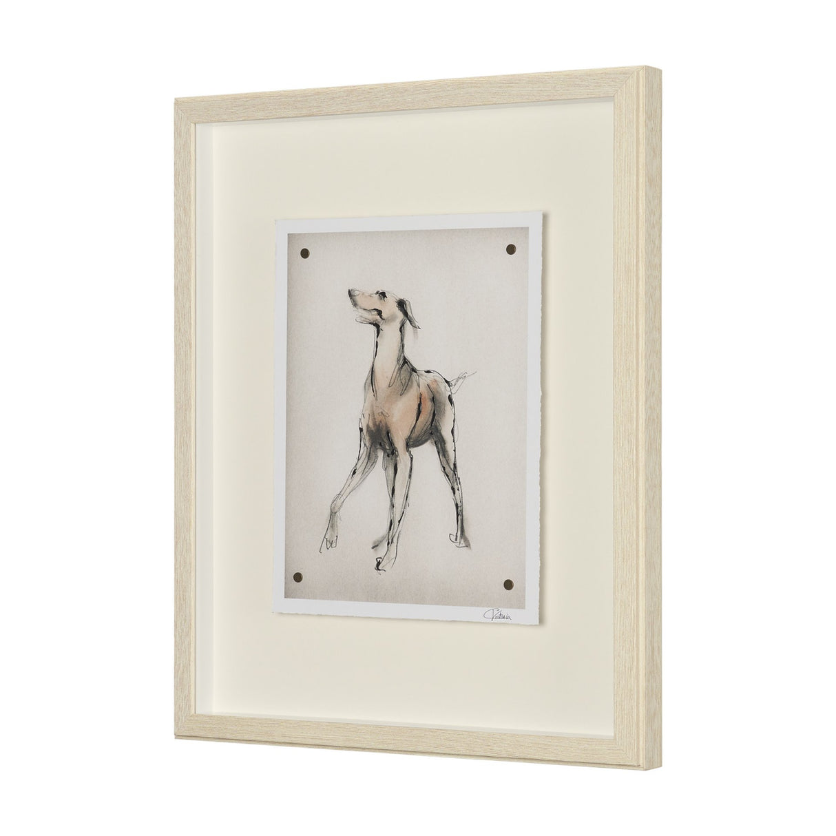 Playful Pup II by Mercana Studio Hand Embelished Framed Artwork Matted under Glass from Mercana - Luna Furniture