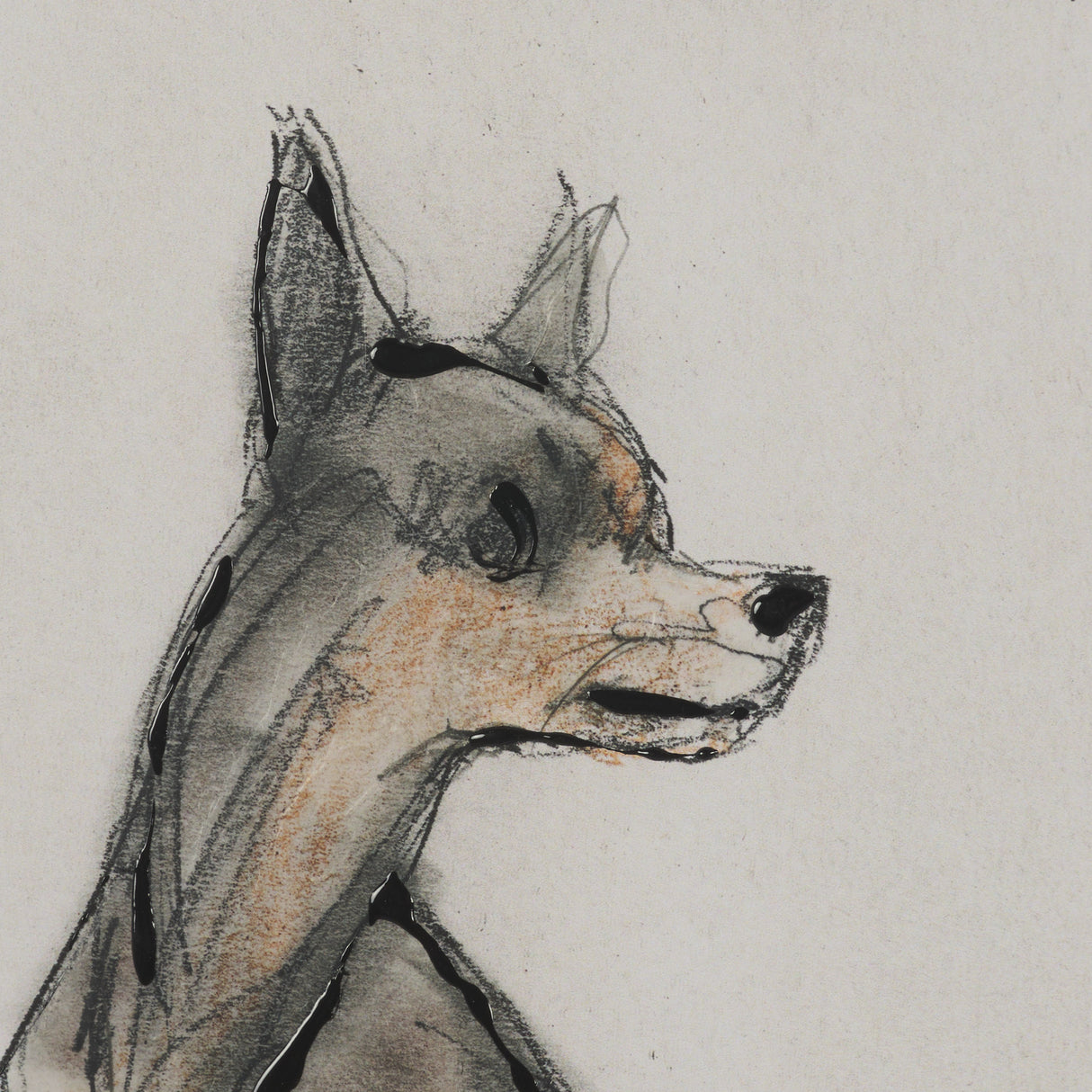 Playful Pup IV by Mercana Studio Hand Embelished Framed Artwork Matted under Glass from Mercana - Luna Furniture