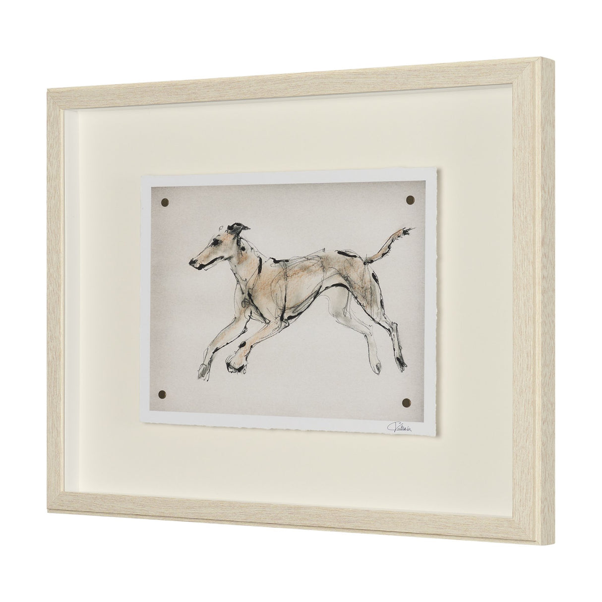 Playful Pup VI by Mercana Studio Hand Embelished Framed Artwork Matted under Glass from Mercana - Luna Furniture