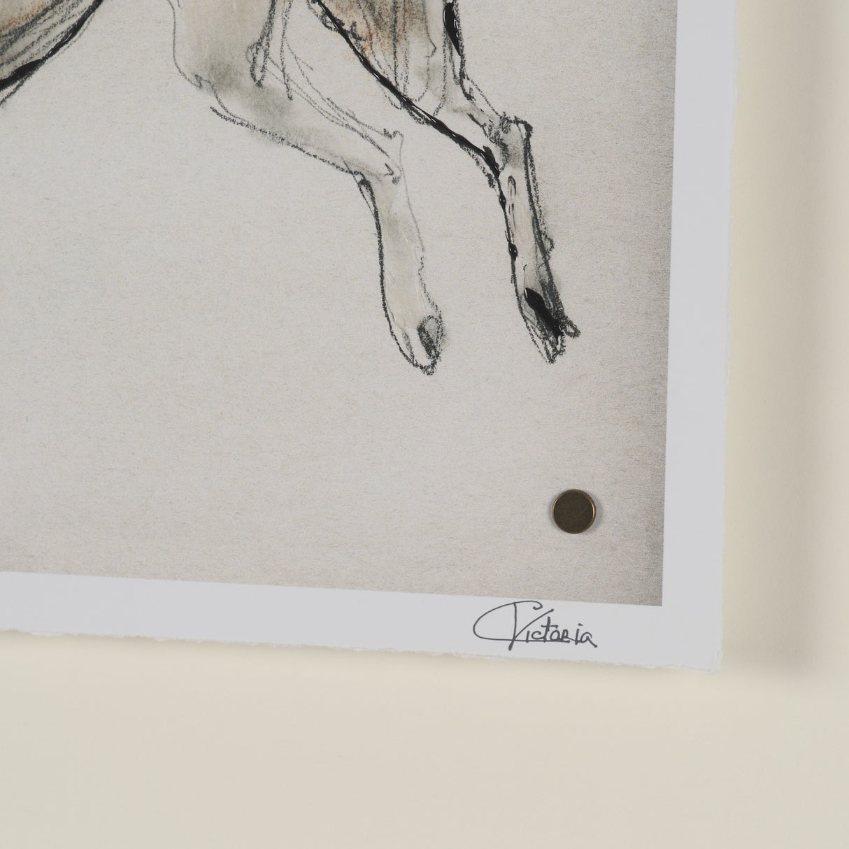 Playful Pup VI by Mercana Studio Hand Embelished Framed Artwork Matted under Glass from Mercana - Luna Furniture