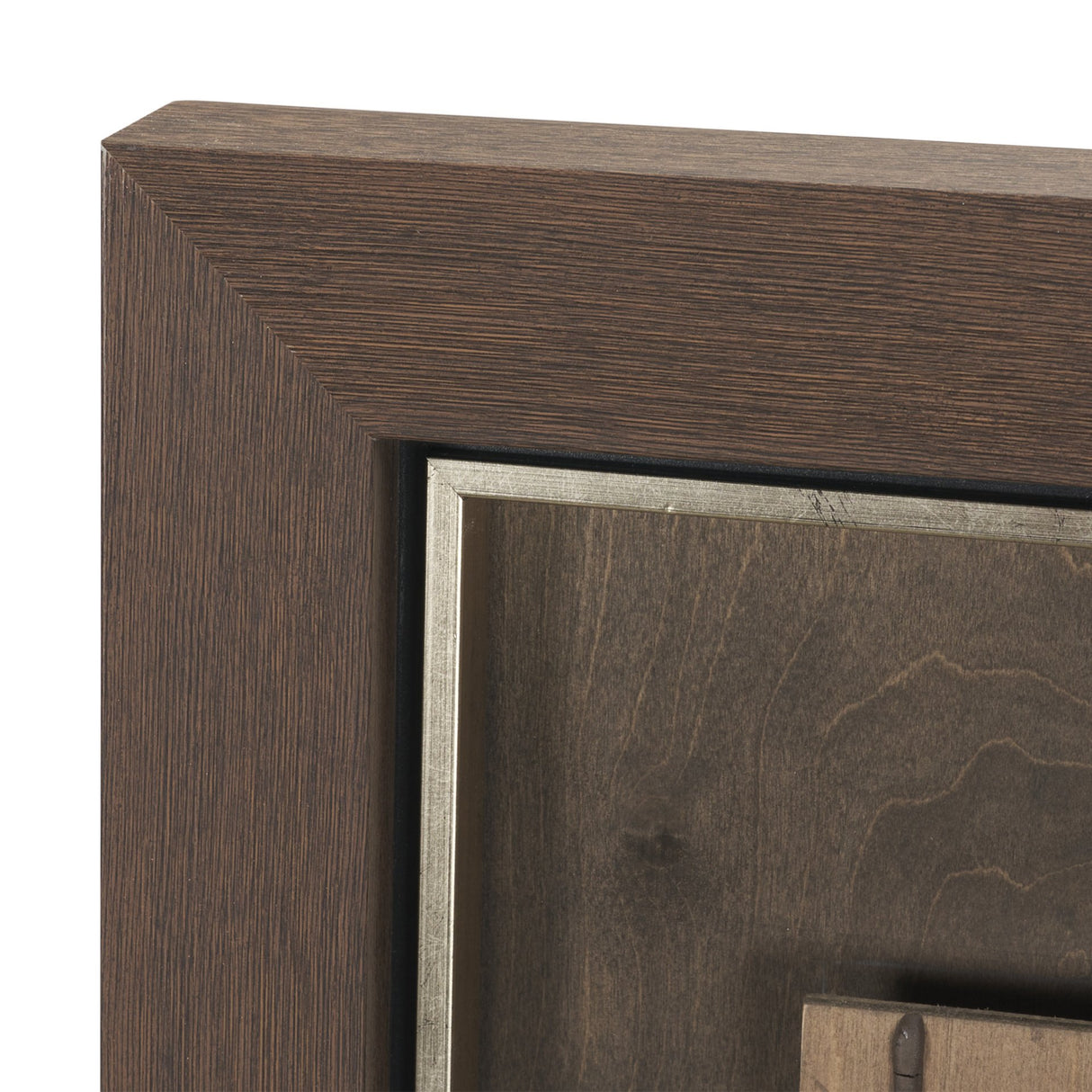 Timber Mosaic IV by Mercana Studio Handmade Original Framed Artwork Matted from Mercana - Luna Furniture