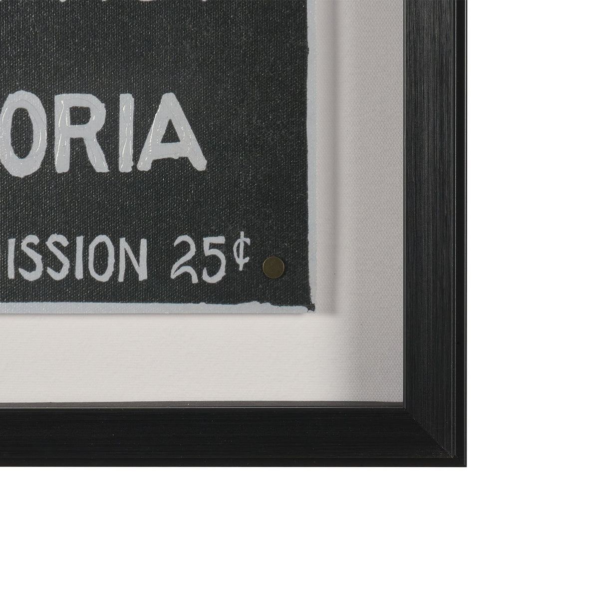 Ephemera Independent by The Vintage Collection Hand Embelished Text Frame Artwork Matted under Glass from Mercana - Luna Furniture