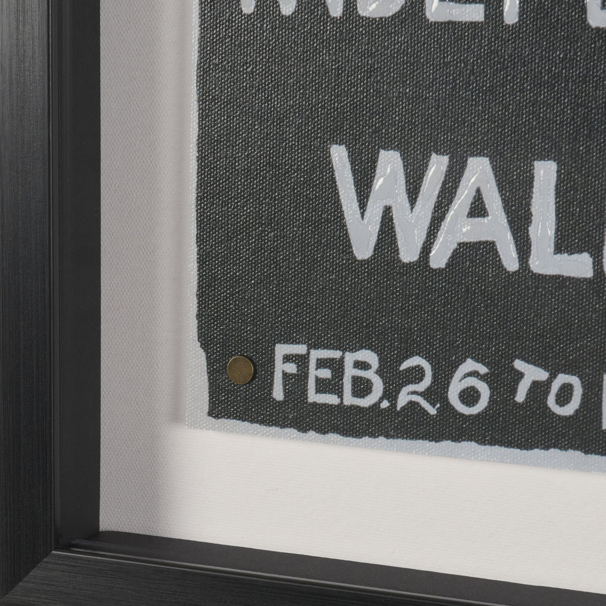 Ephemera Independent by The Vintage Collection Hand Embelished Text Frame Artwork Matted under Glass from Mercana - Luna Furniture