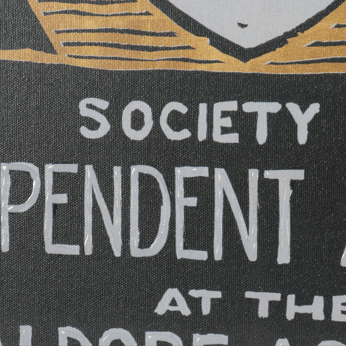 Ephemera Independent by The Vintage Collection Hand Embelished Text Frame Artwork Matted under Glass from Mercana - Luna Furniture