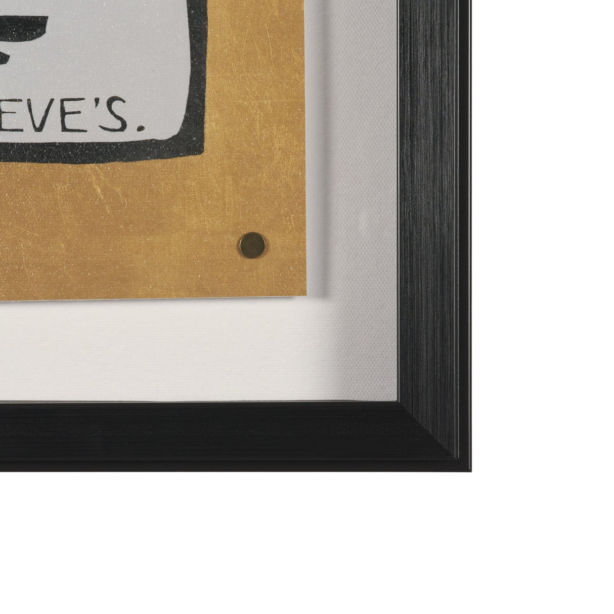 Ephemera Exhibition by The Vintage Collection Hand Embelished Text Framed Artwork Matted under Glass from Mercana - Luna Furniture