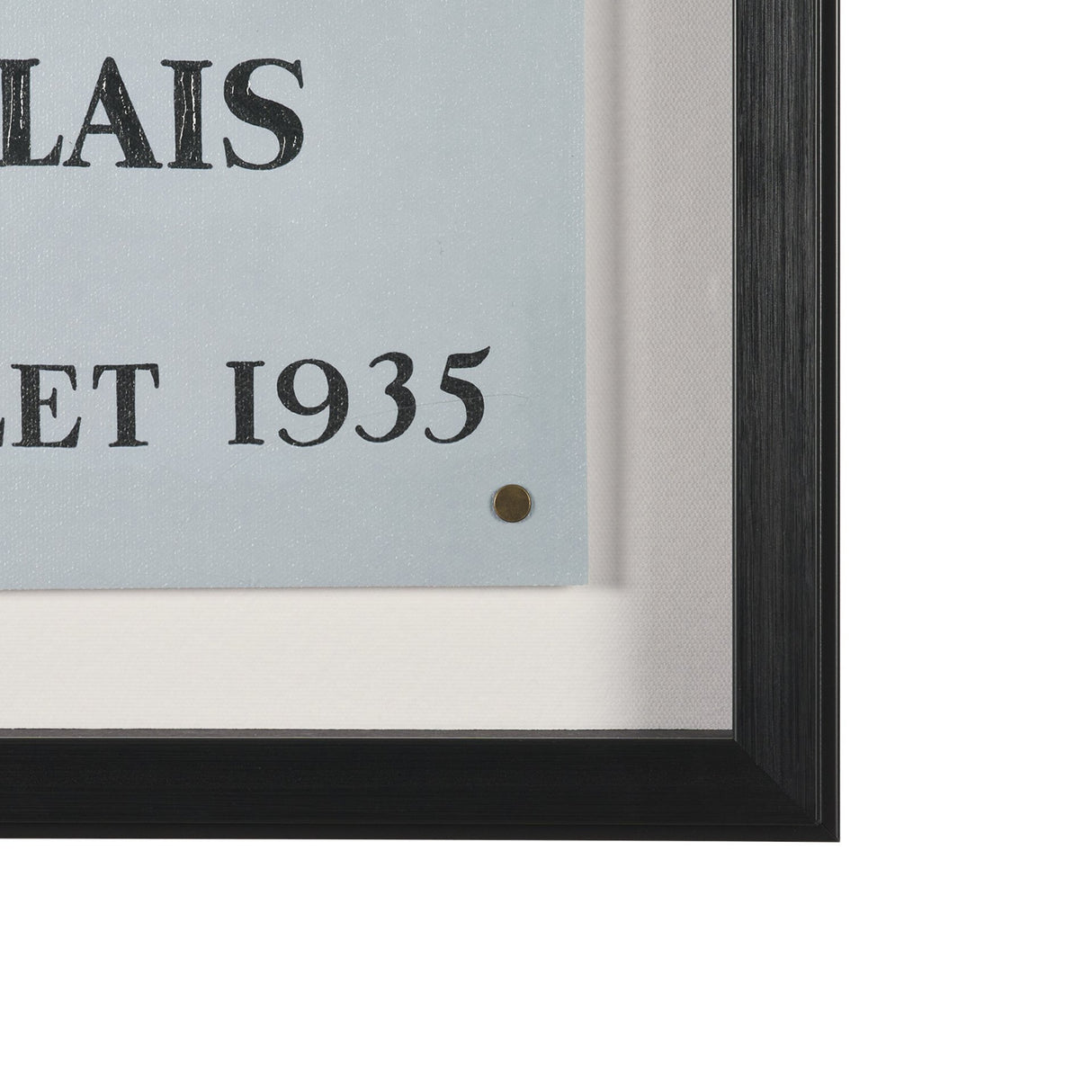 Ephemera L'Art by The Vintage Collection Hand Embelished Textured Framed Artwork Matted under Glass from Mercana - Luna Furniture