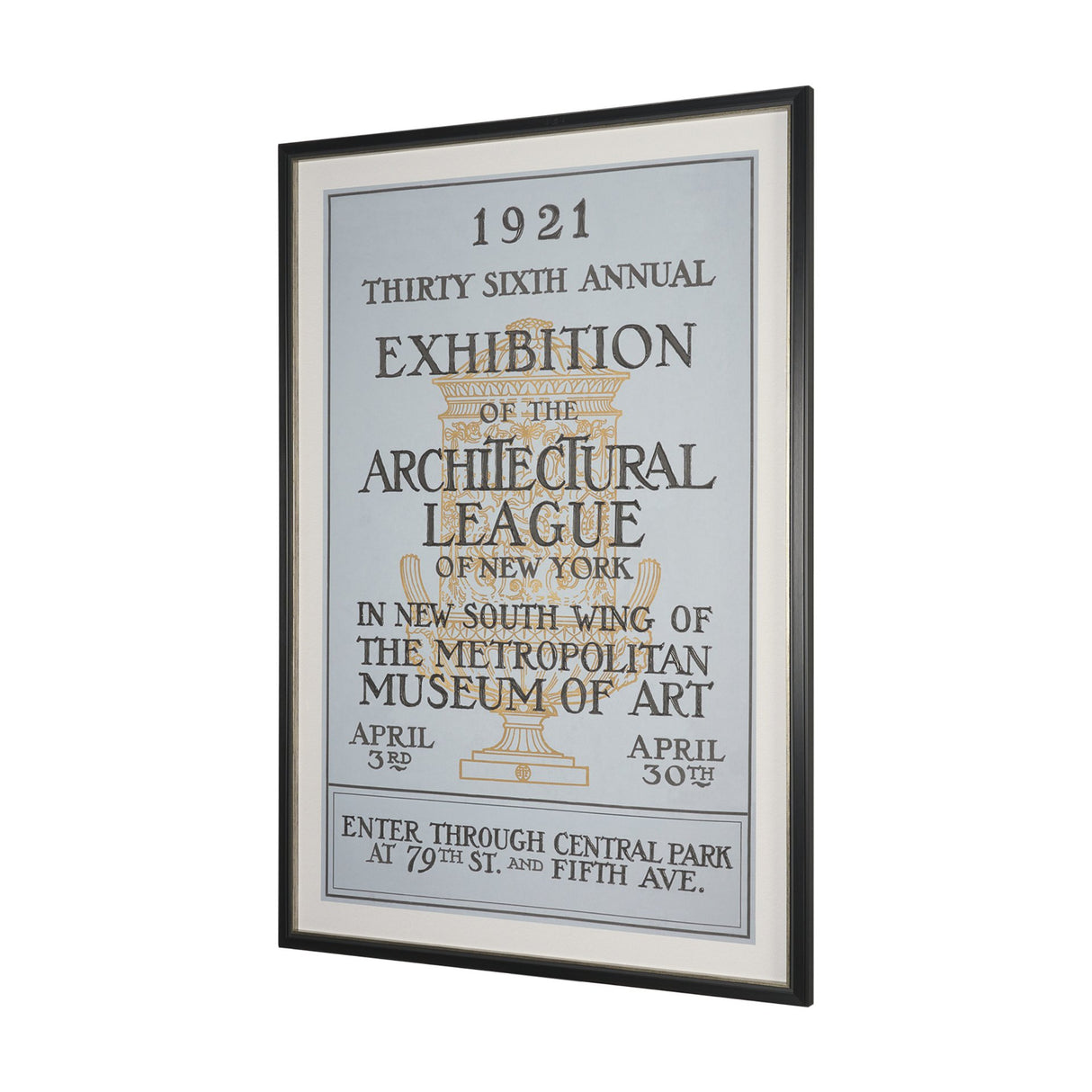 Ephemera Architecture by The Vintage Collection Hand Embelished Framed Artwork Matted under Glass from Mercana - Luna Furniture