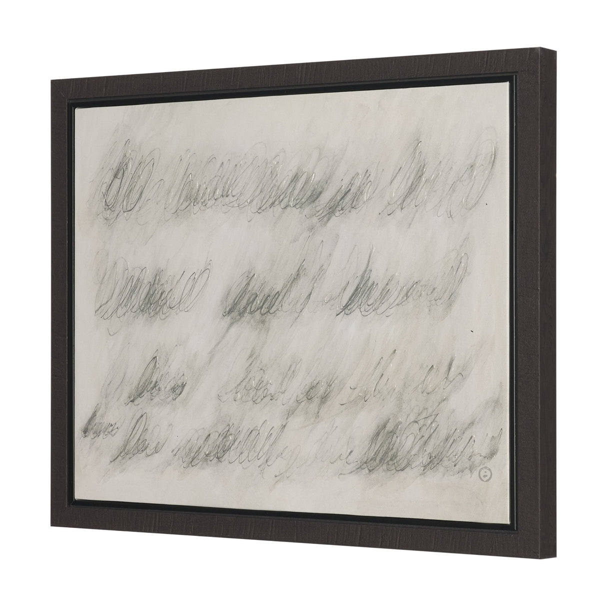 Message I by Mercana Studio Hand-Embellished Textured Framed Canvas Artwork from Mercana - Luna Furniture