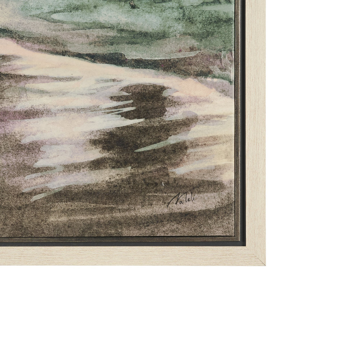 Beach View I by Mercana Studio Hand-Embellished Textured Framed Canvas Artwork from Mercana - Luna Furniture