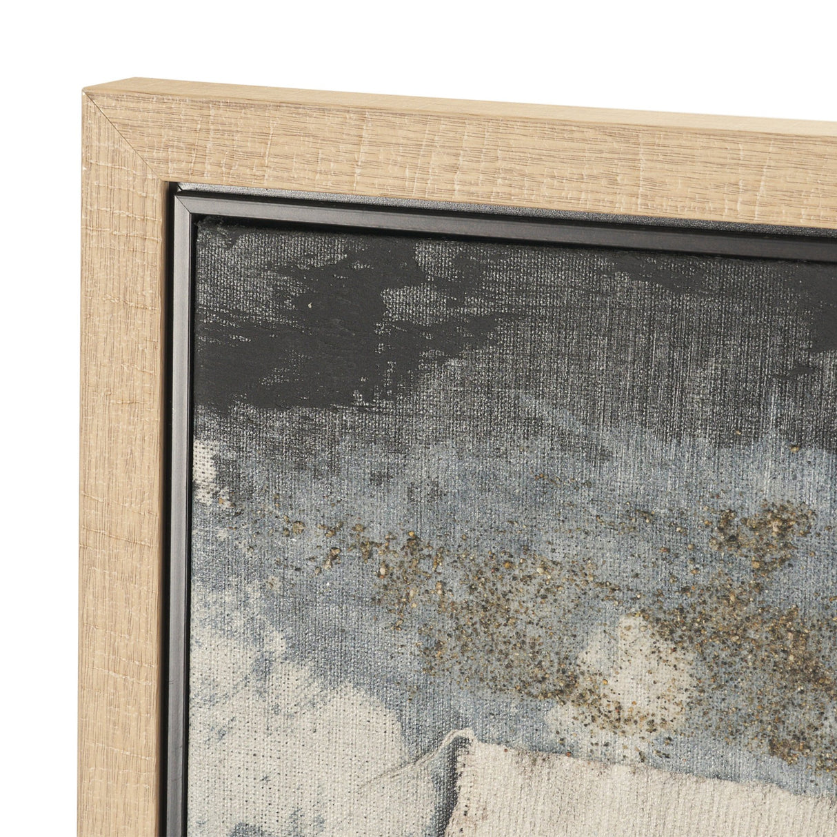 Textural Echo - Erosion by Kristine Hegre Hand-Embellished Textured Framed Canvas Artwork from Mercana - Luna Furniture