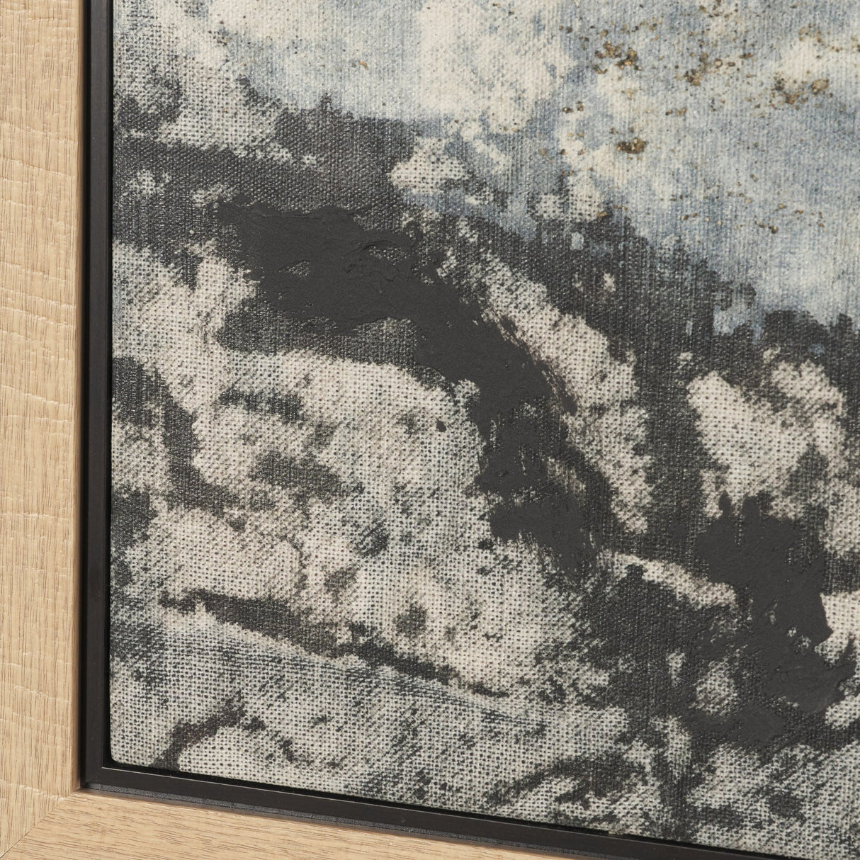 Textural Echo - Erosion by Kristine Hegre Hand-Embellished Textured Framed Canvas Artwork from Mercana - Luna Furniture