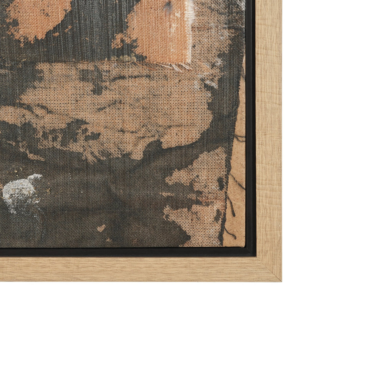 Textural Echo - Fragment by Kristine Hegre Hand-Embellished Textured Framed Canvas Artwork from Mercana - Luna Furniture
