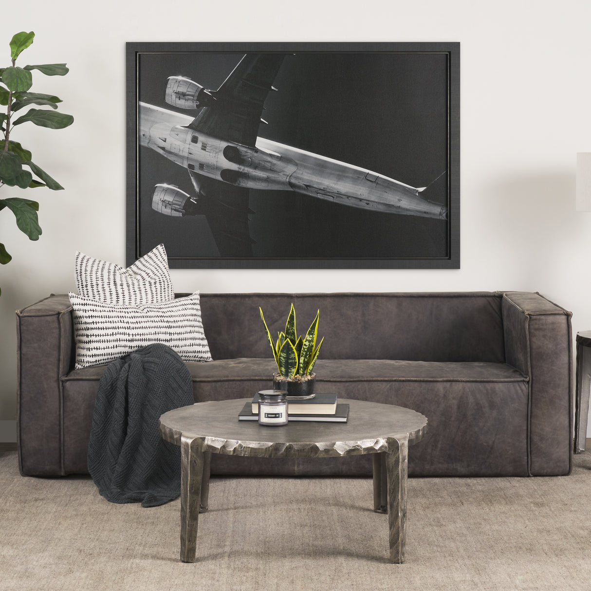 Up Above by Tal Paz-Fridman Framed Art Print under Glass from Mercana - Luna Furniture