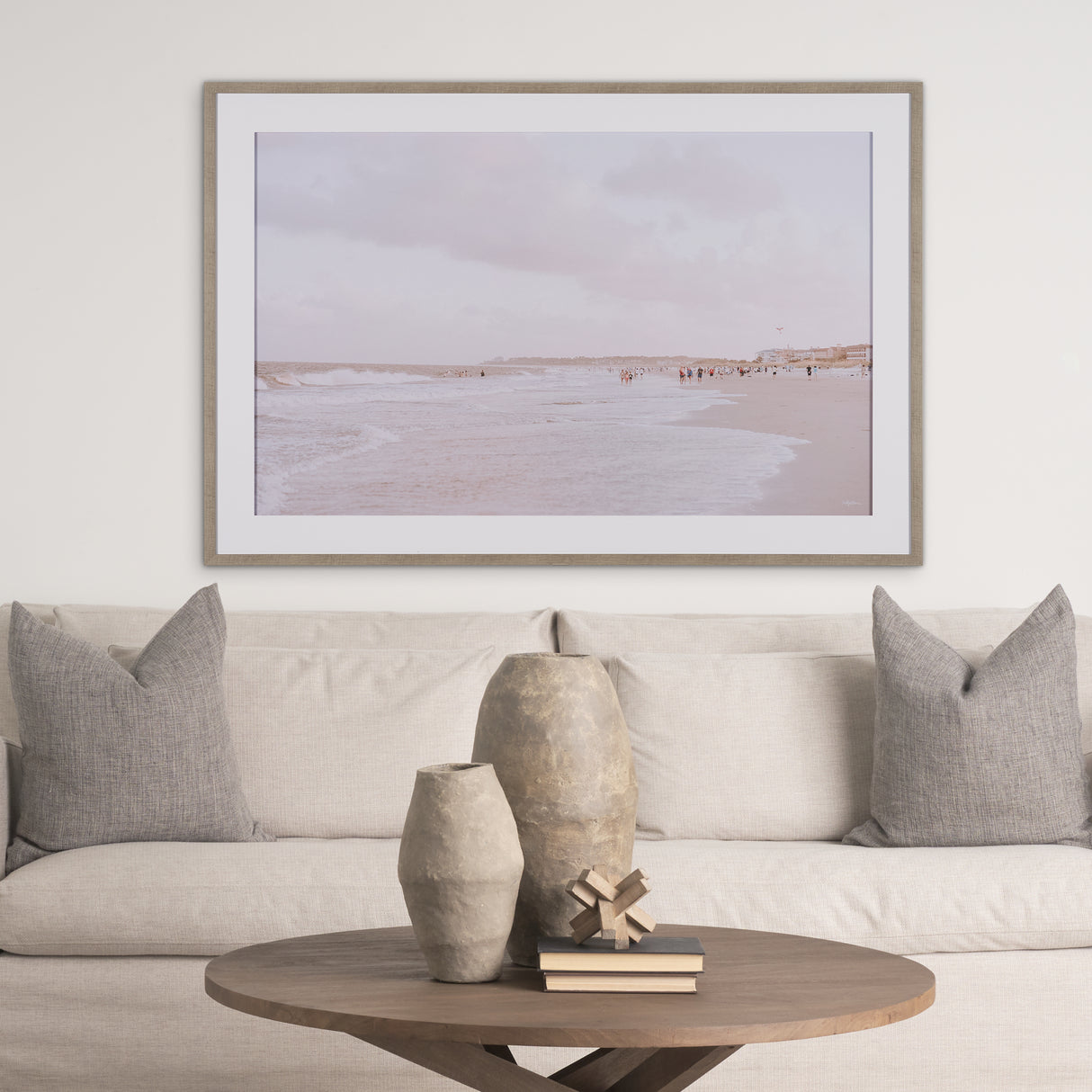 Low Country Coastline by Kelly Frere Framed Art Print Matted under Glass from Mercana - Luna Furniture