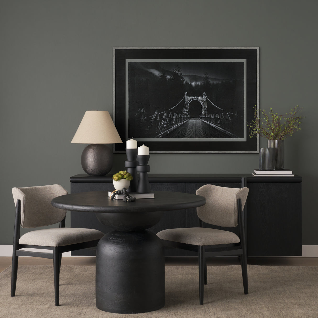Alexandra Bridge by Chad Mackay a Hand Embellished Textured Framed Photo Art Print Matted under Glas from Mercana - Luna Furniture