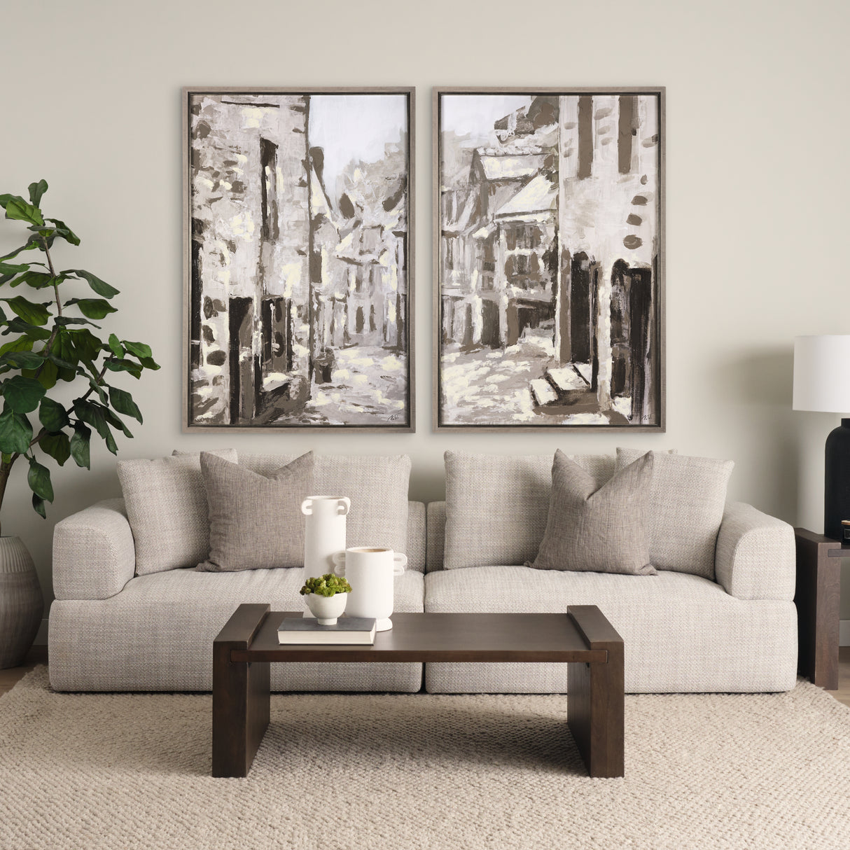 Old Lane I by Mercana Studio a Hand Embellished Textured Framed Art Print from Mercana - Luna Furniture