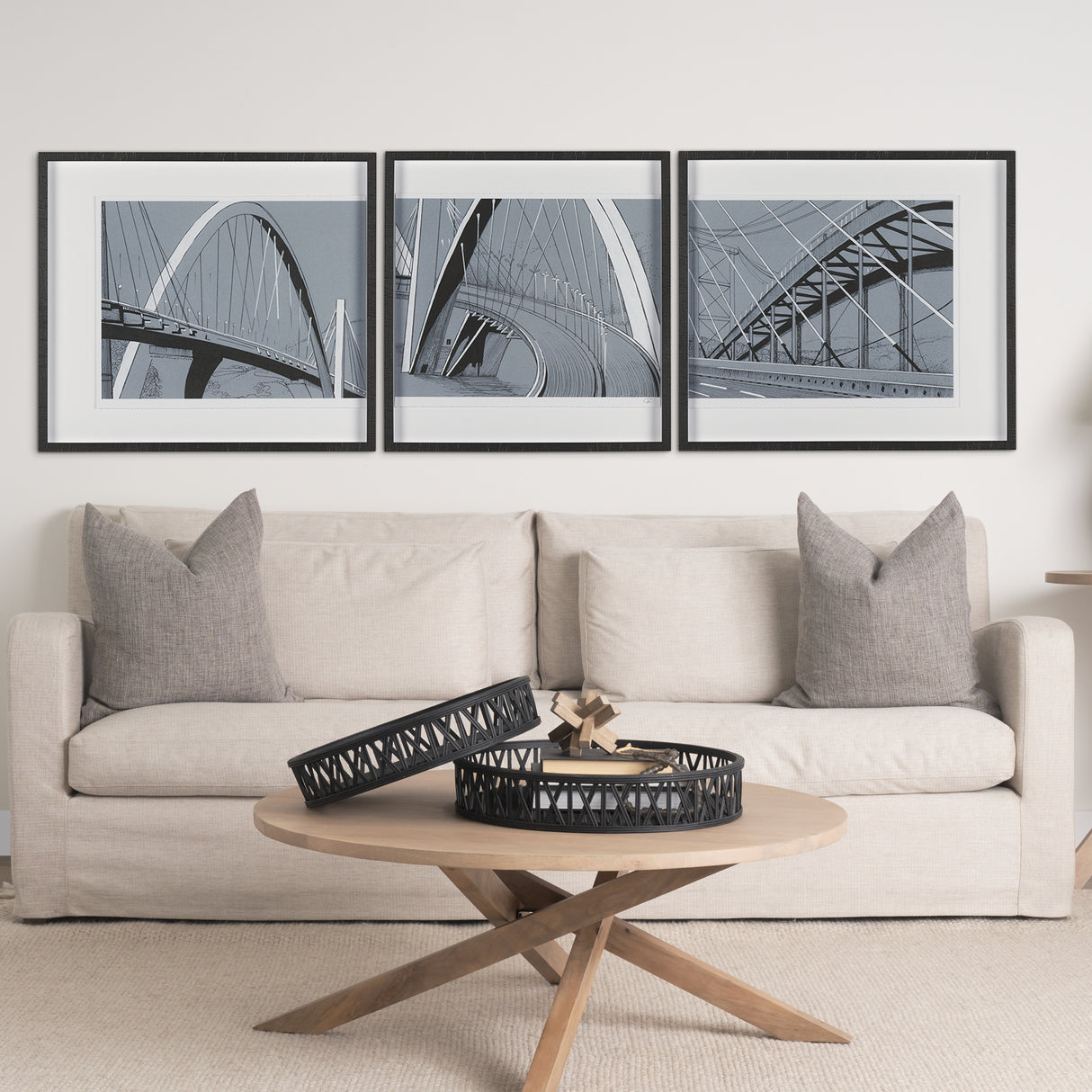 Bridge I by Mercana Studio a Framed Photo Art Print Matted under Glass from Mercana - Luna Furniture
