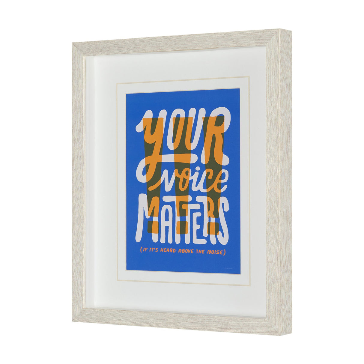 Motivation Mantra II by Michael Mullan Framed Artwork Matted under Glass from Mercana - Luna Furniture