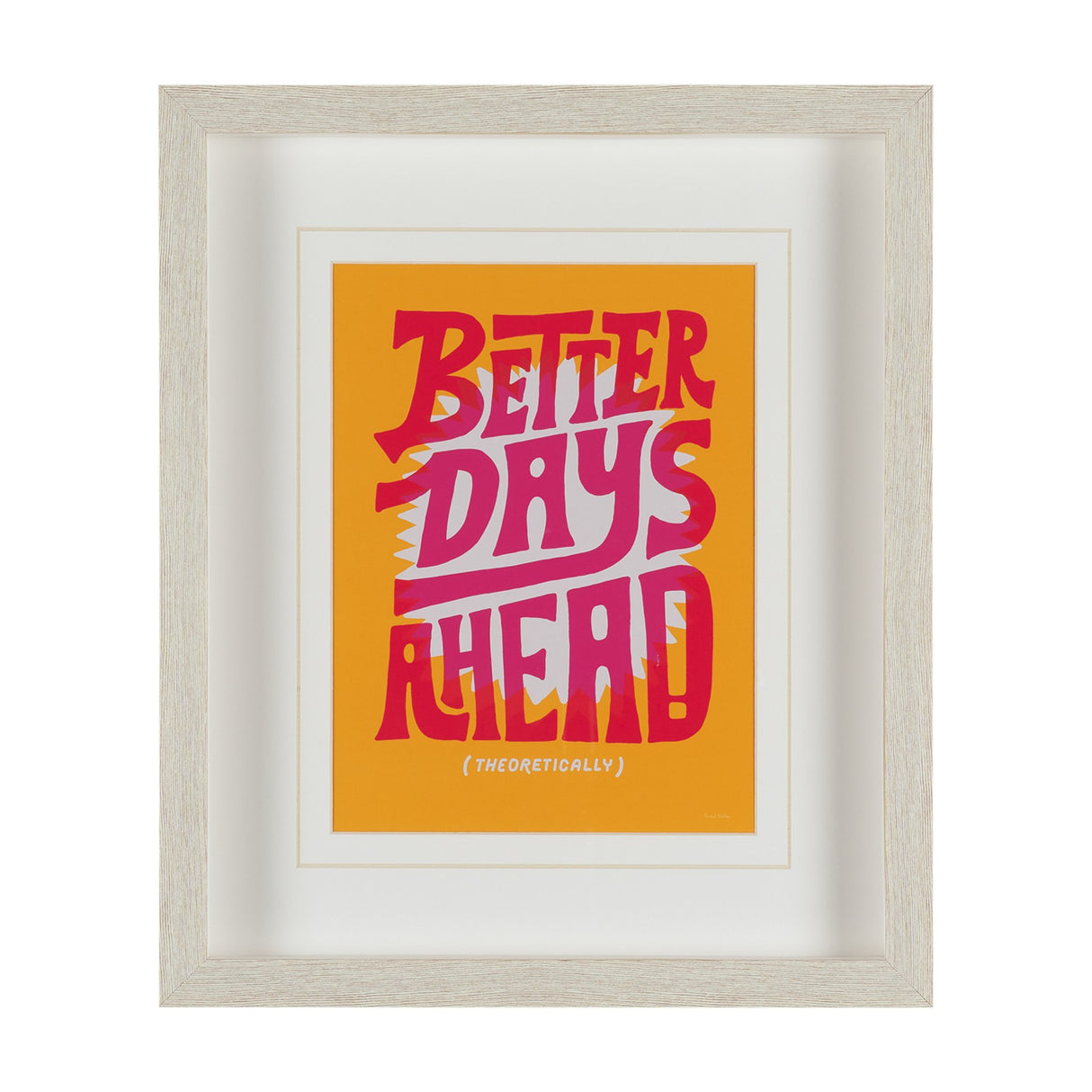 Motivation Mantra III by Michael Mullan Framed Artwork Matted under Glass from Mercana - Luna Furniture