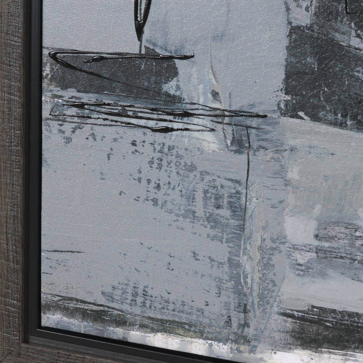Community 1A by Mercana Studio Hand-Embellished Textured Framed Canvas Artwork from Mercana - Luna Furniture