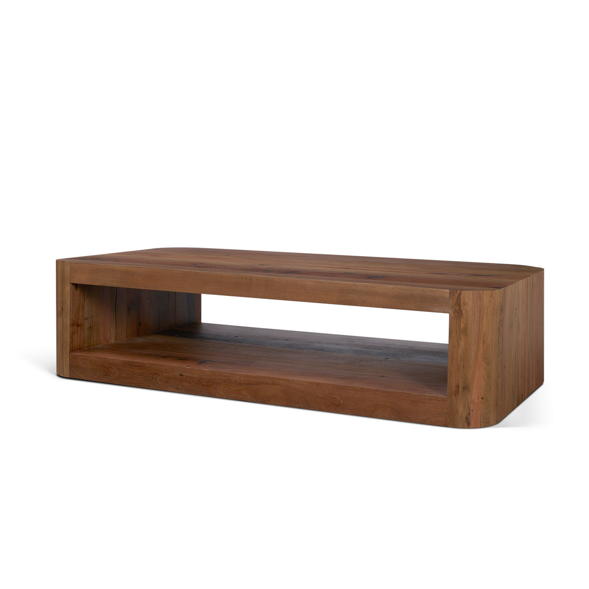 Dunmore Solid Wood Rectangular Open Shelf Coffee Table from Mercana - Luna Furniture
