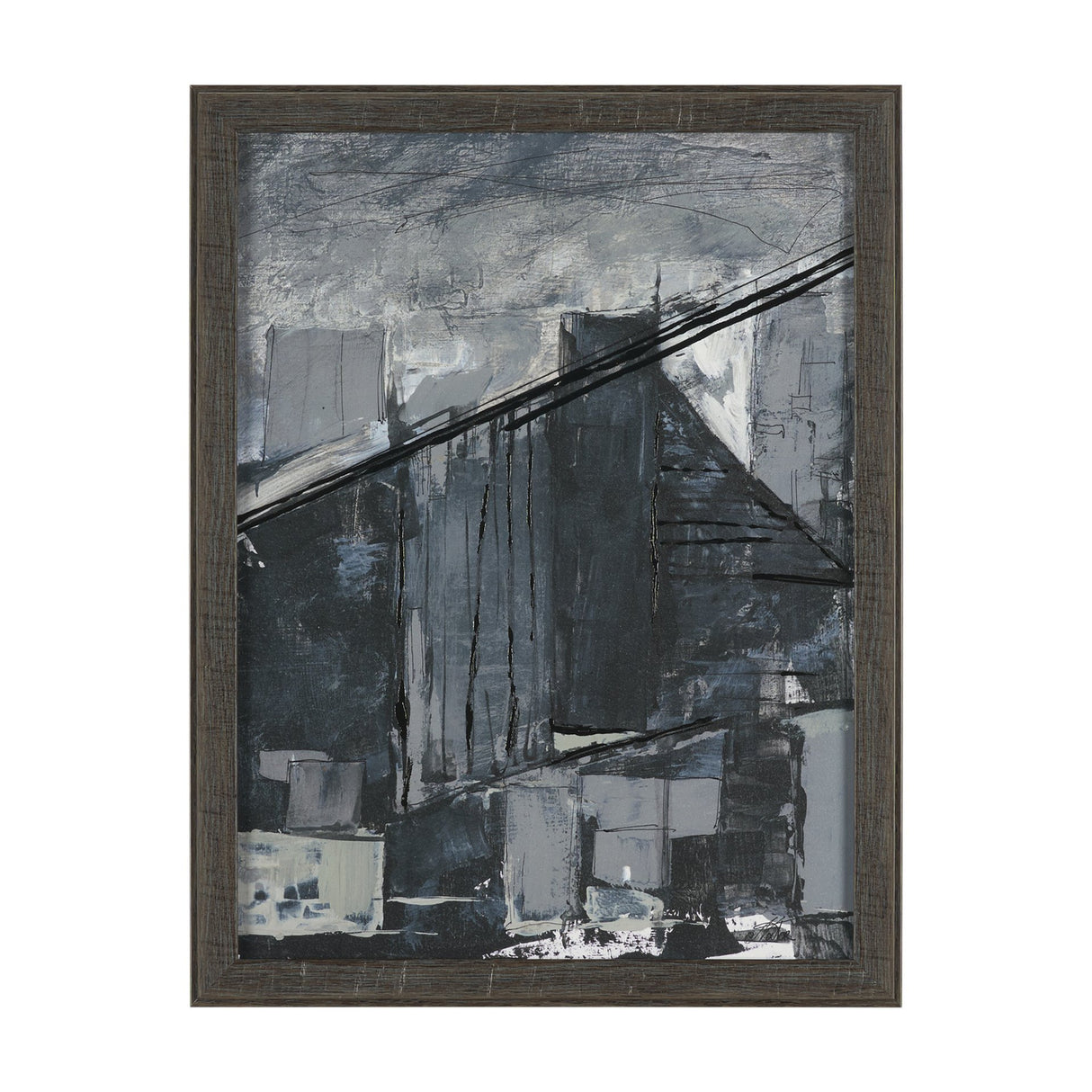Community 1A by Mercana Studio Hand-Embellished Textured Framed Artwork Matted from Mercana - Luna Furniture