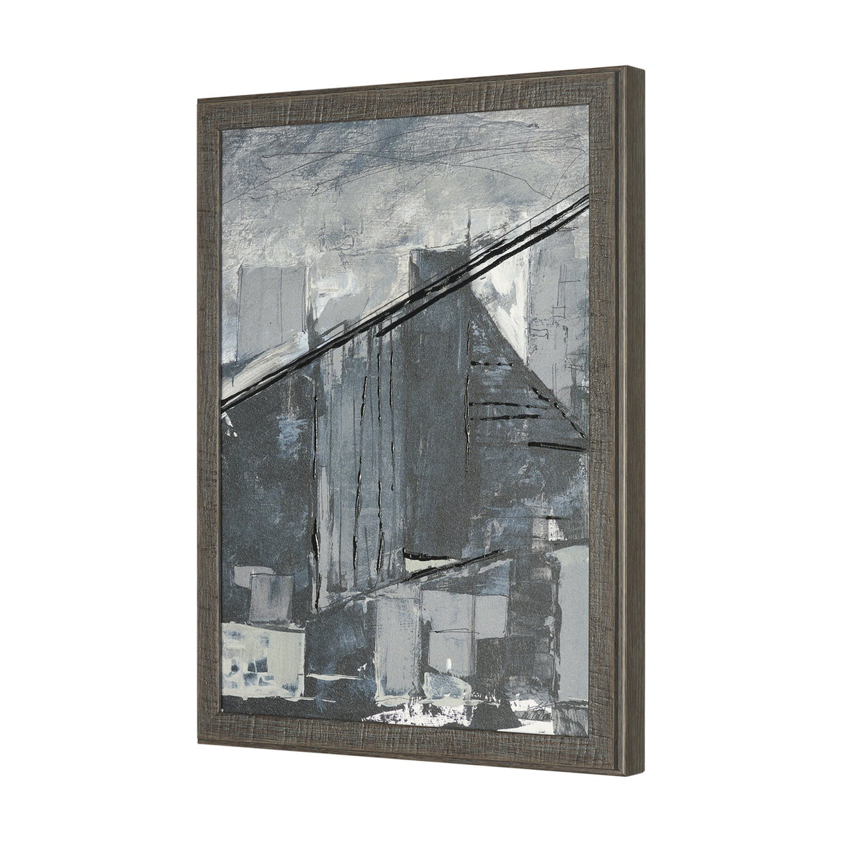 Community 1A by Mercana Studio Hand-Embellished Textured Framed Artwork Matted from Mercana - Luna Furniture