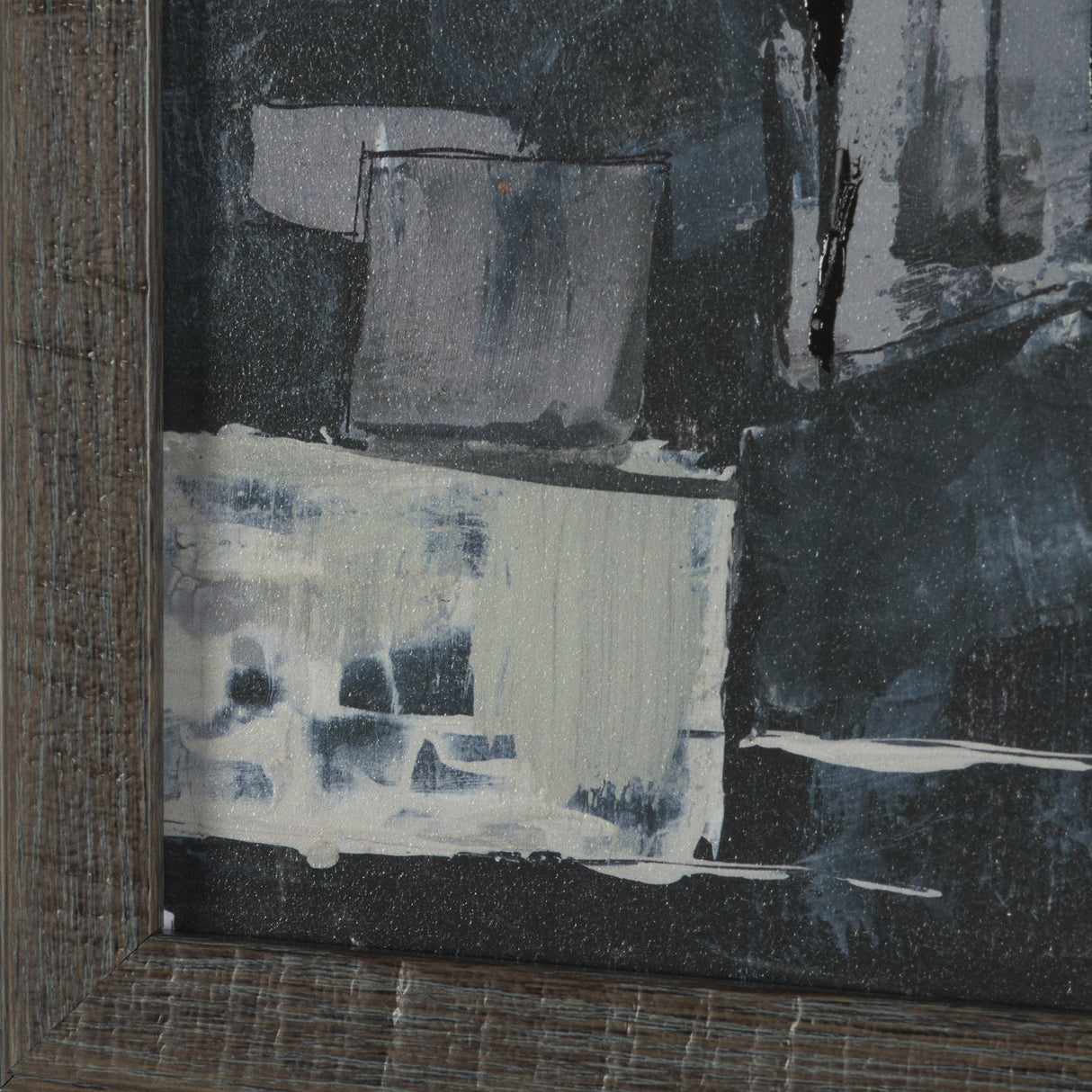 Community 1A by Mercana Studio Hand-Embellished Textured Framed Artwork Matted from Mercana - Luna Furniture
