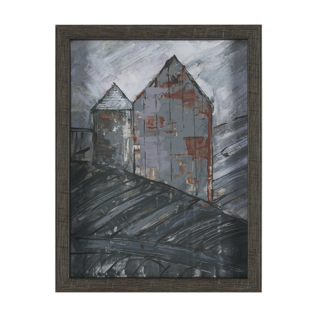 Community 1B by Mercana Studio Framed Artwork Matted under Glass from Mercana - Luna Furniture