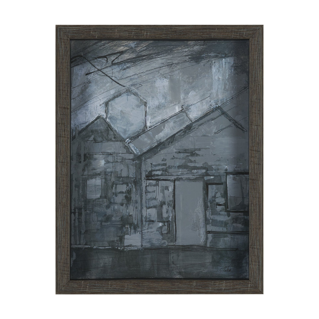Community 1C by Mercana Studio Framed Artwork Matted under Glass from Mercana - Luna Furniture