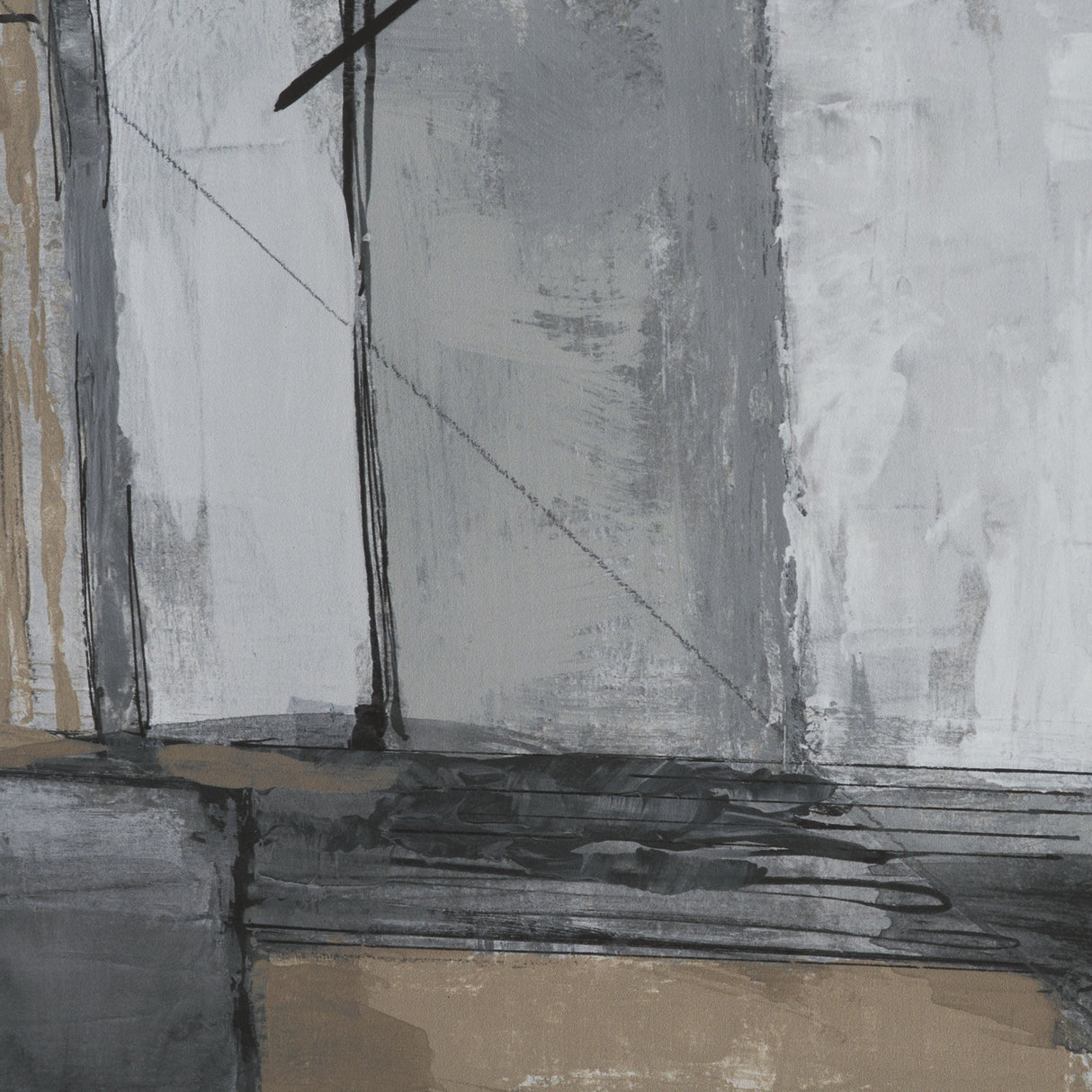 Community 2A by Mercana Studio Framed Artwork Matted under Glass from Mercana - Luna Furniture