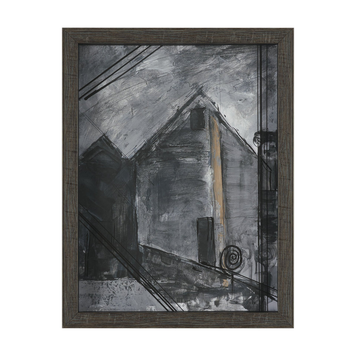 Community 2B by Mercana Studio Framed Artwork Matted under Glass from Mercana - Luna Furniture