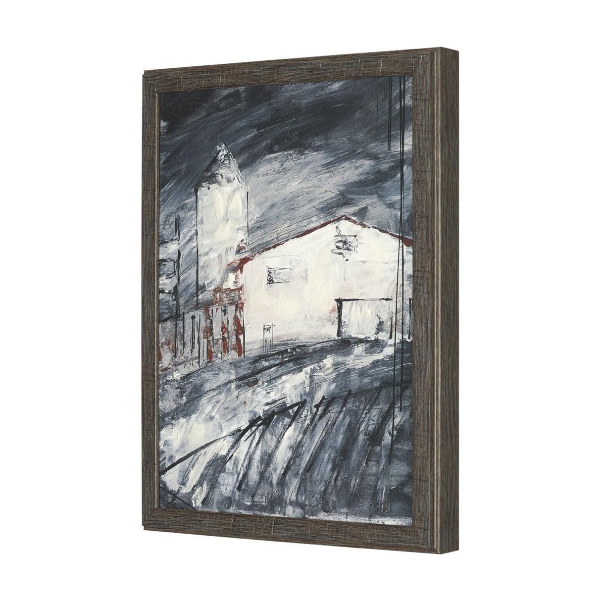 Community 2C by Mercana Studio Hand-Embellished Textured Framed Artwork Matted from Mercana - Luna Furniture