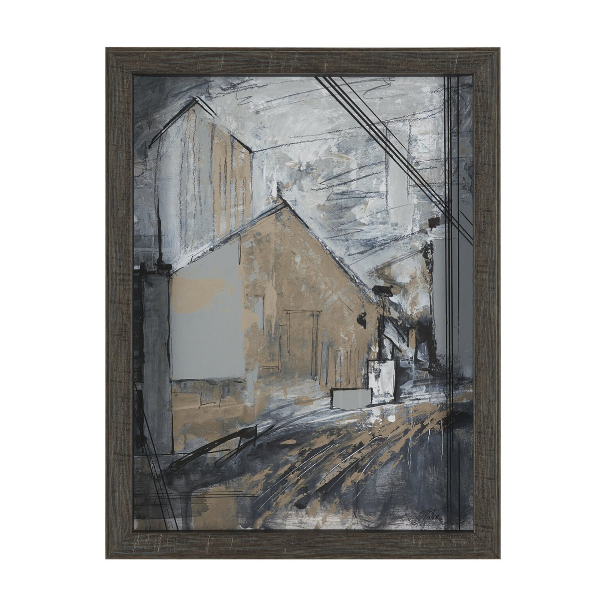 Community 3B by Mercana Studio Framed Artwork Matted under Glass from Mercana - Luna Furniture
