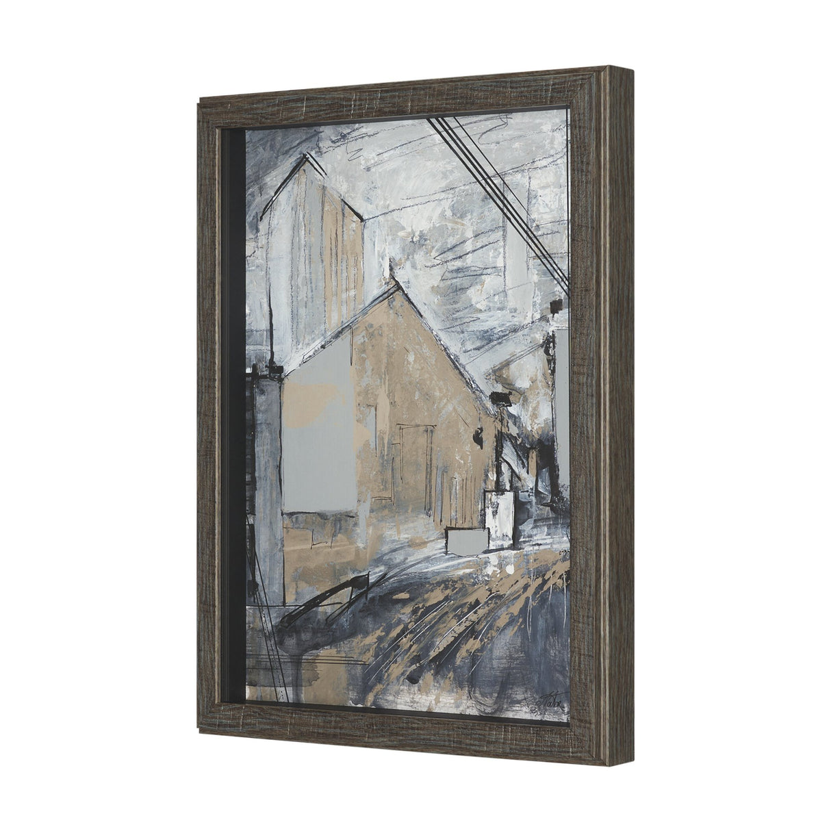 Community 3B by Mercana Studio Framed Artwork Matted under Glass from Mercana - Luna Furniture