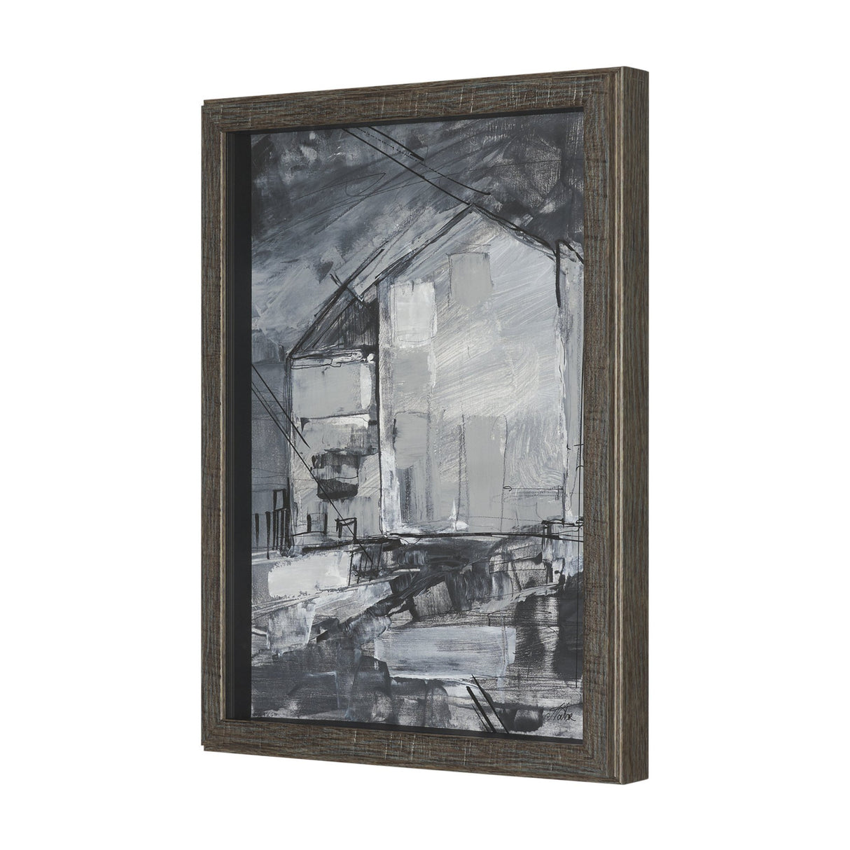 Community 3C by Mercana Studio Framed Artwork Matted under Glass from Mercana - Luna Furniture