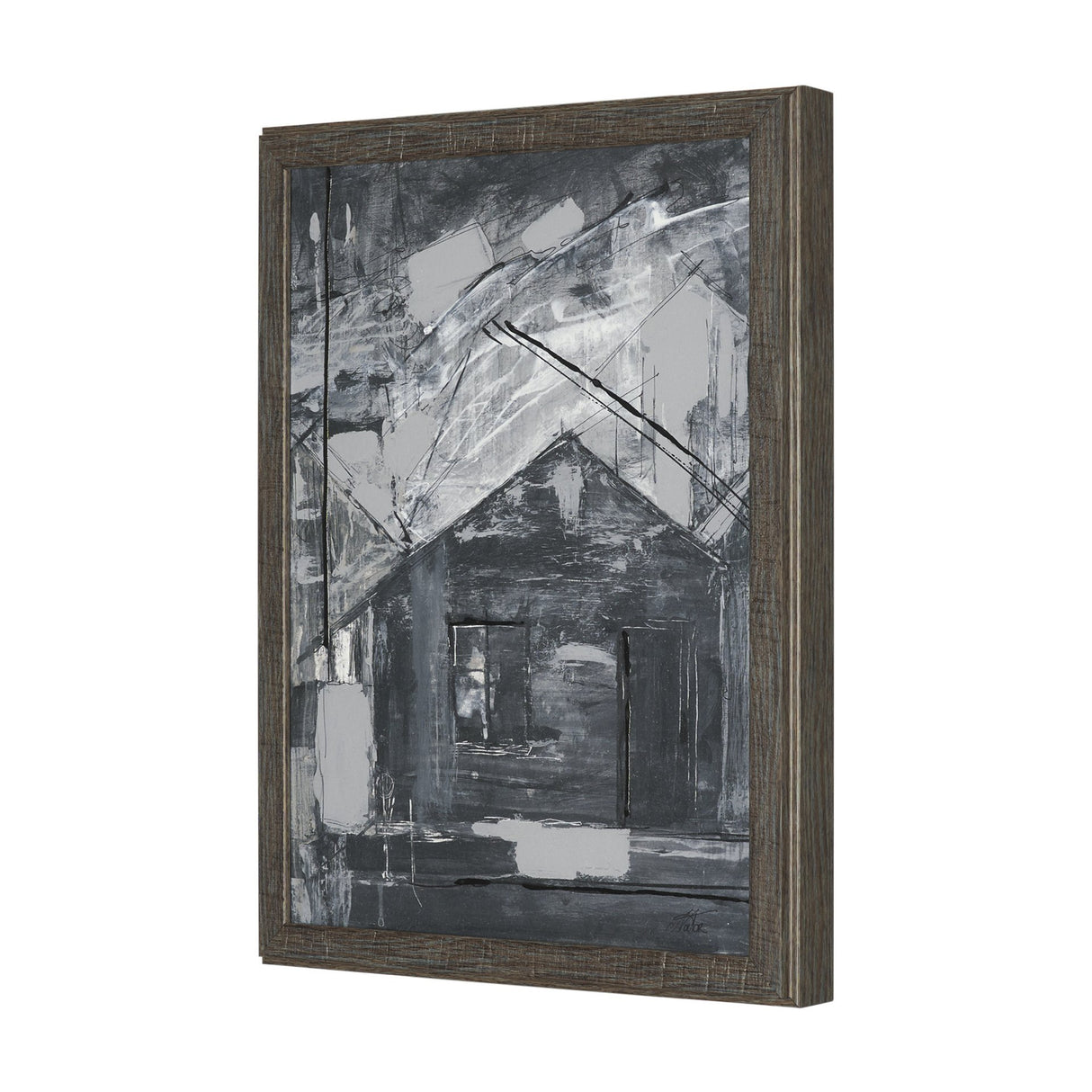 Community 4A by Mercana Studio Hand-Embellished Textured Framed Artwork Matted from Mercana - Luna Furniture