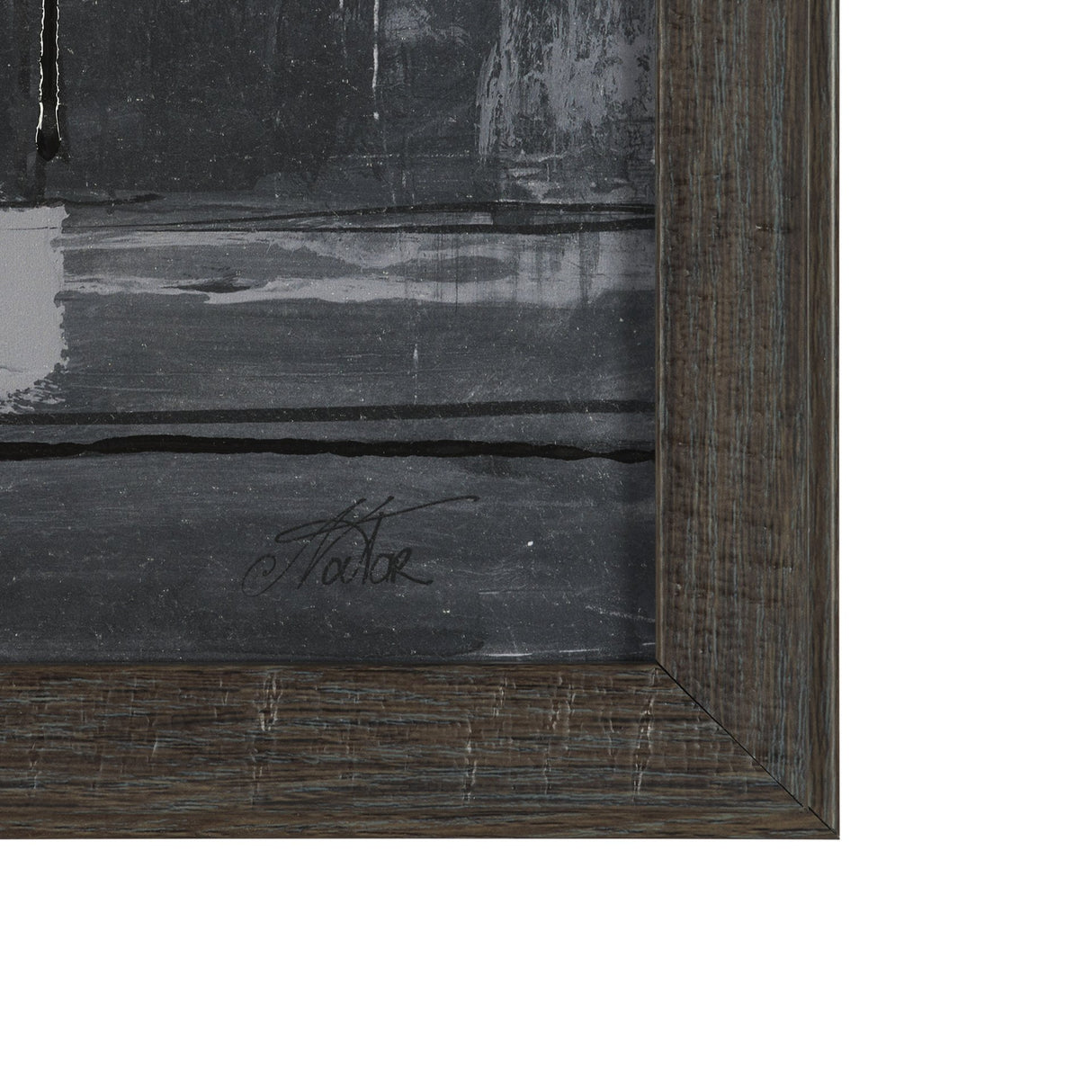 Community 4A by Mercana Studio Hand-Embellished Textured Framed Artwork Matted from Mercana - Luna Furniture