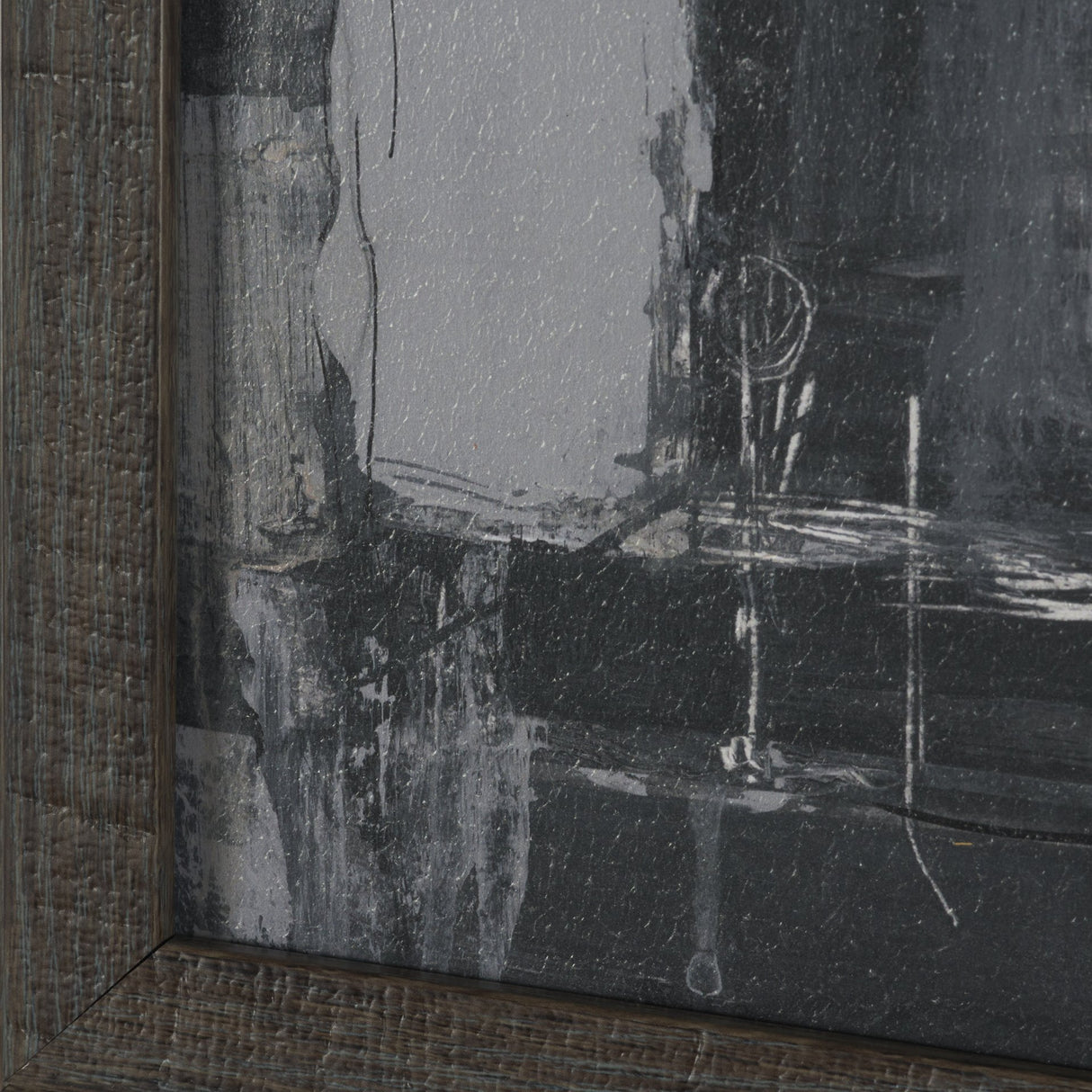 Community 4A by Mercana Studio Hand-Embellished Textured Framed Artwork Matted from Mercana - Luna Furniture