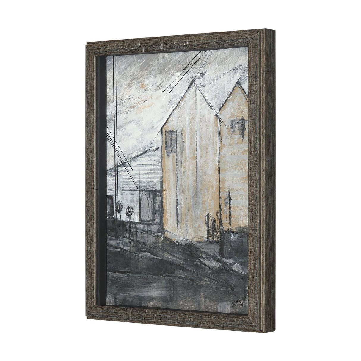 Community 4D by Mercana Studio Framed Artwork Matted under Glass from Mercana - Luna Furniture
