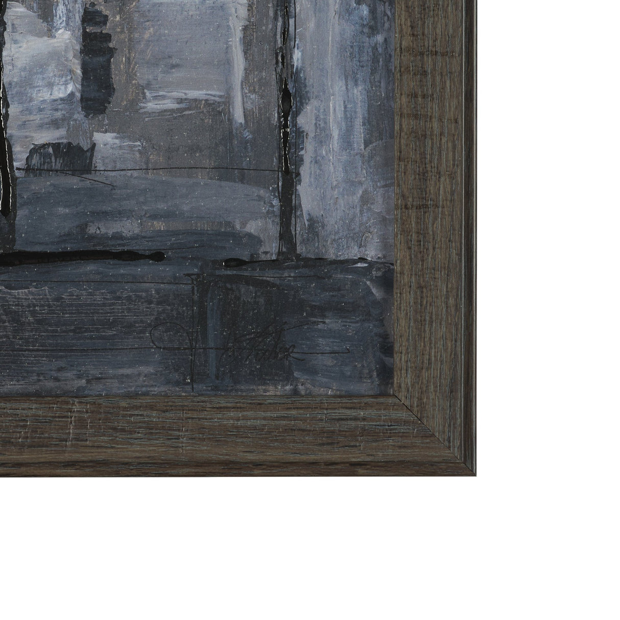 Community 2D by Mercana Studio Hand-Embellished Textured Framed Artwork Matted from Mercana - Luna Furniture